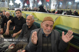 مراسم چهلمین روز شهادت امام شهید امت در حرم رضوی