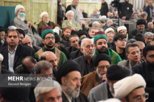 مراسم چهلمین روز شهادت امام شهید امت در حرم رضوی