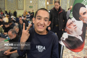 مراسم چهلمین روز شهادت امام شهید امت در حرم رضوی