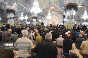 مراسم چهلمین روز شهادت امام شهید امت در حرم رضوی
