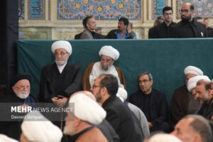 مراسم چهلمین روز شهادت امام شهید امت در حرم رضوی